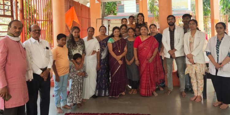 कांचन बहुउद्देशीय सेवाभावी संस्थेतर्फे नेत्ररोग निदान शिबिर यशस्वीपणे संपन्न